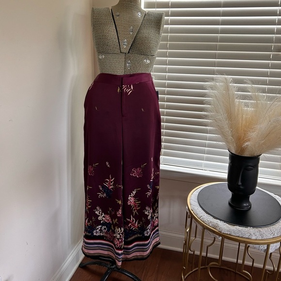 NWT KAARI BLUE WIDE LEG PANTS SIZE 14 - Picture 1 of 7